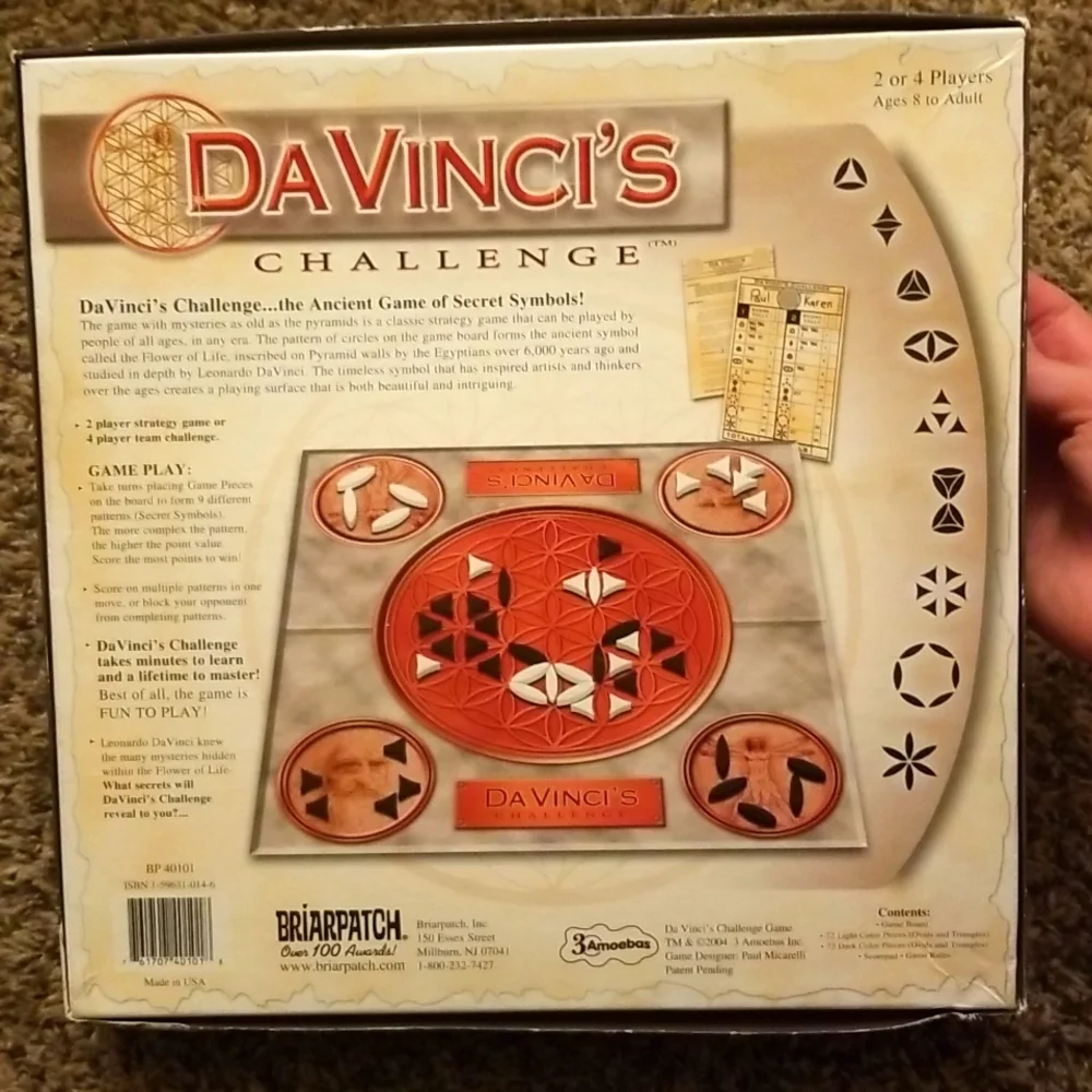 COPY 🇺🇦 DaVinci's Challenge Board Game New